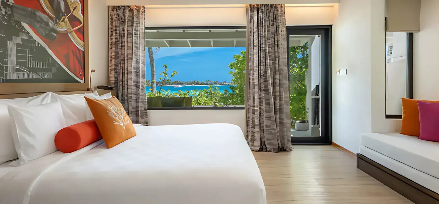 Bedroom view of Oblu Xperience Ailafushi North Male, Maldives